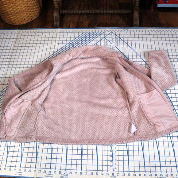 Columbia Fire Side Full Zip Sherpa Jacket, Dusty Pink, Warm Layer, Medium - Picture 6 of 11